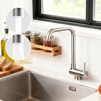 AICA Wasserhahn Doppelfunktion 360° Drehbare Kippbare Gebürstet Küchenarmatur mit 304 Edelstahl und Keramikventil Mischbatterie AICA Wasserhahn Doppelfunktion 360° Drehbare Kippbare Gebürstet Küchenarmatur mit 304 Edelstahl und Keramikventil Mischbatterie von AICA SANITAIRE