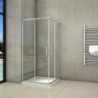 110x90x195cm 6mm nano glas Bad Duschkabine Dusche Schiebetür Eckeinstieg Duschabtrennung von AICA SANITAIRE