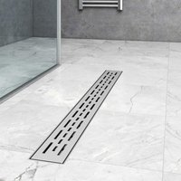 Aica Sanitaire - Aica Duschrinne extra flach mit Siphon schlitz Design komplettset 70cm Dusche von AICA SANITAIRE