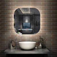 Aica Sanitaire - Quadrati Badspiegel led Wandspiegel Badezimmerspiegel Touch Beleuchtung 3 Farben dimmbar 60cm Aica Sanitaire - Quadrati Badspiegel led Wandspiegel Badezimmerspiegel Touch Beleuchtung 3 Farben dimmbar 60cm von AICA SANITAIRE