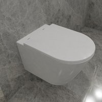 Aica Badezimmer Hänge wc Spülrandlos Design Toilette wc Mit Soft-Close Sitz Aica Badezimmer Hänge wc Spülrandlos Design Toilette wc Mit Soft-Close Sitz von AICA SANITAIRE