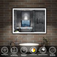 Led Wandspiegel Touch Badspiegel Badezimmerspiegel Beleuchtung Beschlagfrei Kalt/Warmwei dimmbar 80 x 60cm Led Wandspiegel Touch Badspiegel Badezimmerspiegel Beleuchtung Beschlagfrei Kalt/Warmwei dimmbar 80 x 60cm von AICA SANITAIRE