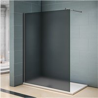 B.120xH.200cm Duschwand +140cm für 6-8mm Glas Stabilisierungsstange Walk in Duschtrennwand 8mm NANO-Glas mit Glasschutzfolie von AICA SANITAIRE