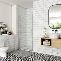 B.80cmx H.180cm Drehtür Nischentür Duschkabinen von AICA SANITAIRE