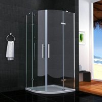 Duschkabine Viertelkreis6mm nano esg Eckeinstieg Falttür 90x90x195cm Runddusche Duschabtrennung Duschkabine Viertelkreis6mm nano esg Eckeinstieg Falttür 90x90x195cm Runddusche Duschabtrennung von AICA SANITAIRE