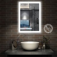LED+Beschlagfrei+3 Lichtfarben Dimmbar+Helligkeit Memory Funktion 50 x 70 cm LED+Beschlagfrei+3 Lichtfarben Dimmbar+Helligkeit Memory Funktion 50 x 70 cm von AICA SANITAIRE