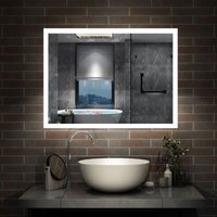 LED+Beschlagfrei+3 Lichtfarben Dimmbar+Helligkeit Memory Funktion 80 x 60 cm LED+Beschlagfrei+3 Lichtfarben Dimmbar+Helligkeit Memory Funktion 80 x 60 cm von AICA SANITAIRE