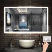 Aica Sanitaire - LED+Beschlagfrei+3 Lichtfarben Dimmbar+Helligkeit Memory Funktion 90 x 70 cm Aica Sanitaire - LED+Beschlagfrei+3 Lichtfarben Dimmbar+Helligkeit Memory Funktion 90 x 70 cm von AICA SANITAIRE