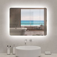 LED Badspiegel Badezimmerspiegel Wandspiegel 3 farben Dimmbar Memory Funktion 80x60cm LED Badspiegel Badezimmerspiegel Wandspiegel 3 farben Dimmbar Memory Funktion 80x60cm von AICA SANITAIRE