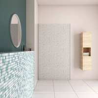 Aica Sanitaire - Zementgrau 3mm Duschrückwand Aluverbundplatte Fliesenersatz 100x210cm Aluminiumverbundplatte Aluplatte Alu Aica Sanitaire - Zementgrau 3mm Duschrückwand Aluverbundplatte Fliesenersatz 100x210cm Aluminiumverbundplatte Aluplatte Alu von AICA SANITAIRE