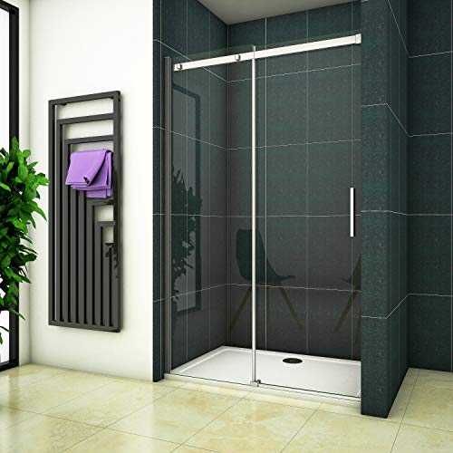 140cm Verstellbereich von 136-140cm Duschabtrennung Nischentür Dusche aus 8mm Sicherheitsglas mit Nanobeschichtung T1 140cm Verstellbereich von 136-140cm Duschabtrennung Nischentür Dusche aus 8mm Sicherheitsglas mit Nanobeschichtung T1 von AICA