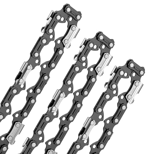 AICOYA 3 Stück Sägekette 3/8" 56 Antriebsglieder 1.6mm 37cm 063 15" Kettensäge von AICOYA