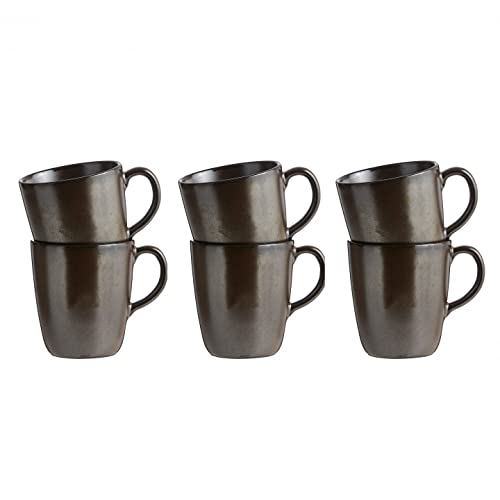 AIDA RAW - Mug with handle 35 cl - 4 pc - Metallic Brown von AIDA