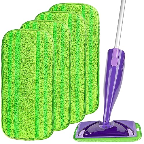 AIDEA Bodentücher Bodenwischer Trockene Bodentücher Kompatibel mit Swiffer Sweeper,Wischer gegen Staub, Tierhaare & Allergene,4 Stück von AIDEA