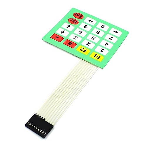 AIDIRui 10 Stück Tastatur mit Membranschalter Schlüssel 4 x 5 von Zecca beste Leistung flexibel von AIDIRui