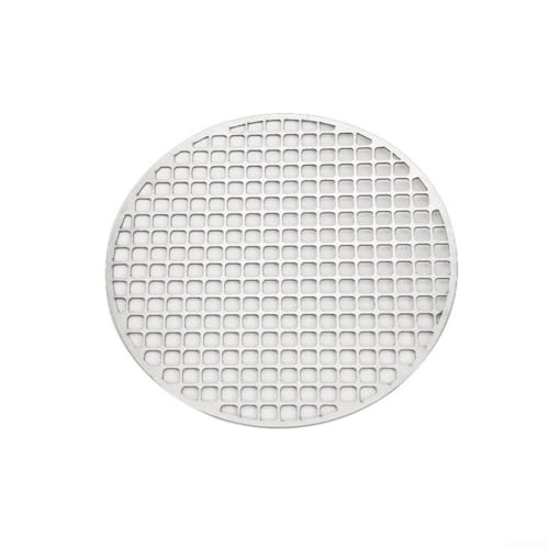 18–30 cm rundes Edelstahl-Grillnetz, Mehrzweck-Grillrost-Tablett für BBQ-Grillofen-Netz (28 cm) von AIDNTBEO