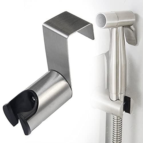 AIDNTBEO Bidet Holder Stainless Steel Holder Hook Hanger,Bidet Sprayer Holder Toilet Bathroom Attachment Hanging Bracket for for Hand Shower Toilet Bidet Sprayer von AIDNTBEO