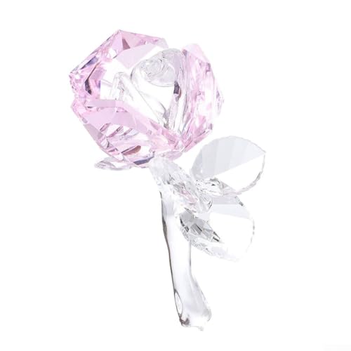 AIDNTBEO Künstliche Rose, Geschenk, atemberaubende Kristall-Rose, Geschenk für Heimdekoration und Liebesausdruck (rosa) von AIDNTBEO
