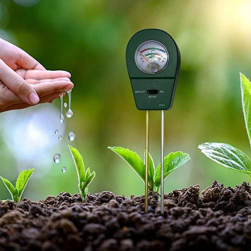 AIDNTBEO Soil PH Meter 3 In 1 Plant Soil Testing Kit,Moisture Meter Sunlight Tester Potted Plant Garden Tree Kit for Plant Care Great von AIDNTBEO