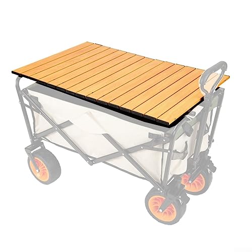 Aluminiumlegierung Faltbare Camping Trolley Tischplatte Tisch Board Wasserdicht Outdoor Camping Wagen Tischplatte Schwarz2 von AIDNTBEO