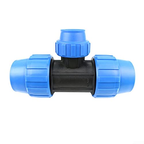 PP Fitting Screw Joint PE Rohr Trinkwasser Klemmverbinder 90° Reduzierung Tee 25mm x 20mm x 25mm von AIDNTBEO