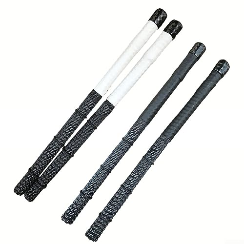 Professionelle gewellte Cajon Jazz Drum Brush Rod Sticks Percussion Parts Nylon Weiß von AIDNTBEO