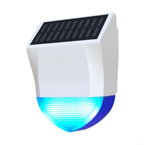 AIDNTBEO Tuya Wifi Sirene Alarm Smart Solar Wasserdicht Bewegungsmelder für Outdoor Home Alarmanlagen auf Bauernhöfen Scheunen Gerichten und Gärten, 1106028791 von AIDNTBEO