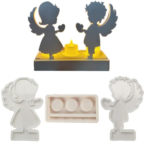 3Stück Silikonformen Gießformen Engel, Silikonform Weihnachten Engel Gießform Engel, 3D Engel Silikonform Kerzenhalter, DIY Engelform Für Ostern, Dekoration Form Kerze Ostern 3Stück Silikonformen Gießformen Engel, Silikonform Weihnachten Engel Gießform Engel, 3D Engel Silikonform Kerzenhalter, DIY Engelform Für Ostern, Dekoration Form Kerze Ostern von AIDODIA