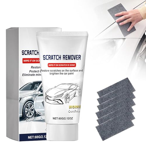 Nano Sparkle Tuch Auto Kratzer Original- Autolack Reparatur Polieren Paste,Nano Tuch FüR Auto Kratzer 2025 Neues-Autokratzer Reparaturpaste, Reparatur Paste Polierwachs Kit (1) von AIDODIA