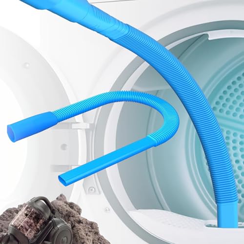 Trockner-LüFtungsschlauch-Reinigungsset- Tragbar 80cm Staubsaugeraufsatz Schlauch Flusenentferner Mit Schnellkupplungsrohr Flexibel Trockner LüFtungsreinigungsset FüR Haushalt & WaschküChe von AIDODIA