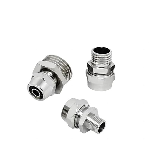 1/8 1/4 3/8 1/2 Zoll Gewinde (PT) Trachea Schnellverbinder 4 6 8 10 12mm 10Pcs(8-04,PC) von AIDUFUOD