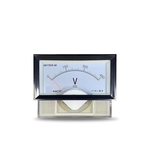 44c17-V DC-Voltmeter 10 V/20 V/30 V/50 V/450 V/600 V 44c23 Zeiger 1 Stück(DC 200V) von AIDUFUOD