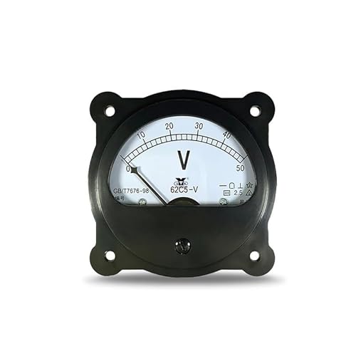 62C5 DC Voltmeter Rundinstrument 5 V 10 V 15 V 20 V 30 V 50 V 100 V 150 V 250 V 300 V 450 V 500 V 600 V 1 Stücke(DC 100V) von AIDUFUOD