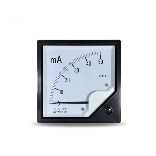 6C2 DC Milliamperemeter 1ma 500ma Zeiger Mikroamperemeter 100ua 200ua 300ua Amperemeter Dc758 1Pcs(DC 100mA) von AIDUFUOD