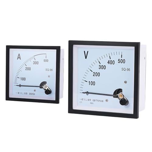 CP-96 SQ-96 Zeiger-Wechselstrom-Voltmeter 50 V 100 V 150 V 250 V 300 V 450 V 500 V 750 V 100 0 V 10 KV/100 V CP96 96 * 96 mm 1 Stück(500V) von AIDUFUOD