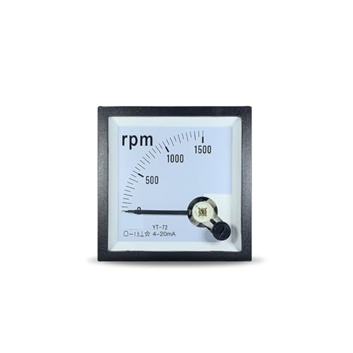 CP72 4-20MA Zeigerdrehzahlmesser 750r/min1000rpm1500 RPM Wechselrichter Dh72YT72 1Pcs(DC 2000rpm 4-20mA) von AIDUFUOD