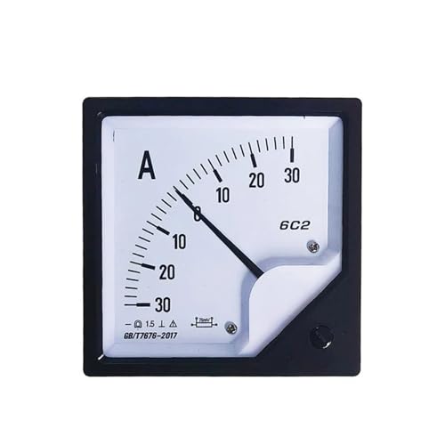 Instrument 6C2 Zeiger DC Amperemeter Positive und negative 10A 15A 20A 30A 40A 50A 75A 100A 150A 200A 1Pcs(100A-75mV) von AIDUFUOD