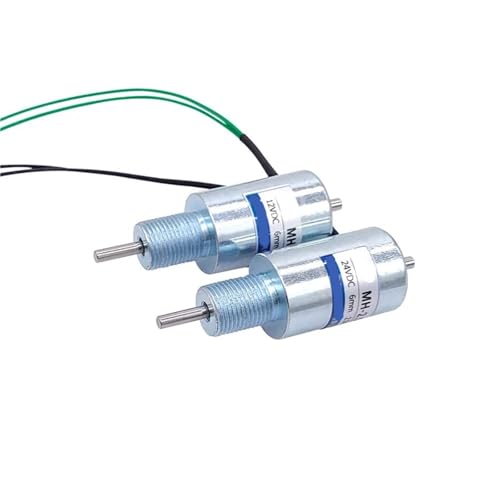 MH-2.5 Push-Pull-Typ Miniatur-Elektromagnet DC 12 V 24 V röhrenförmiger elektrischer Solenoid-Elektromagnet Hub 6 mm 250 g 1 Stück(12V) von AIDUFUOD