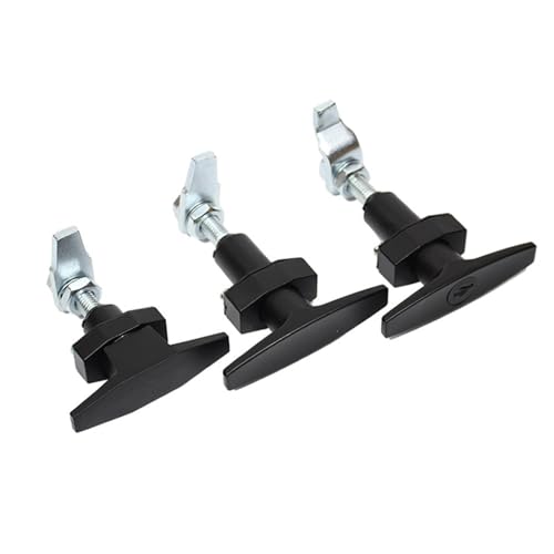 MS309 T-förmiges Nockenschloss, Ausrüstung, Kompressionstyp, Drehschloss, Teleskopschalter, industrielles Schrankschloss, 1 Stück(MS309 F key) von AIDUFUOD