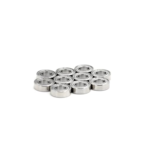 Miniatur-Hochgeschwindigkeitslager aus Edelstahl S633ZZ S634ZZ S635ZZ S636ZZ 10 Stück/2 Stück(2PCS,S633ZZ 3x13x5mm) von AIDUFUOD
