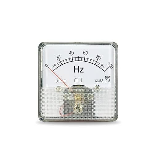 SD60 Frequenzumsetzer Messgerät 10V Eingang 50Hz 60Hz 100Hz 120Hz 100% Messuhr Zeiger Analog Dh 1St(DC50Hz 10V) von AIDUFUOD