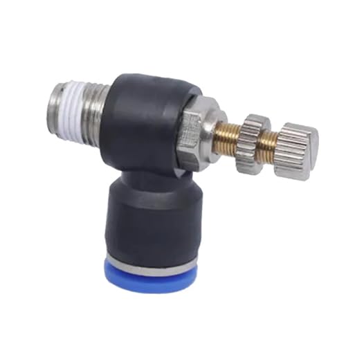 SL Pneumatische Armaturen 1/8 1/4 Zoll Zylinder Drehzahlregler Druckbegrenzungsventil Anschlussregler 6St(SL10-01) von AIDUFUOD