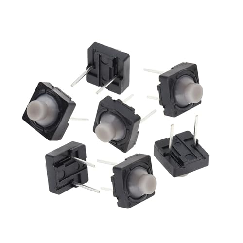 Touch-Schalter 8 * 8 * 5 Pin 5H 8 * 8 * 5 MM Zwei Fuß Pin Leitfähigen Silikon Taste Schalter 2pin 8x8x5mm 100Pcs von AIDUFUOD