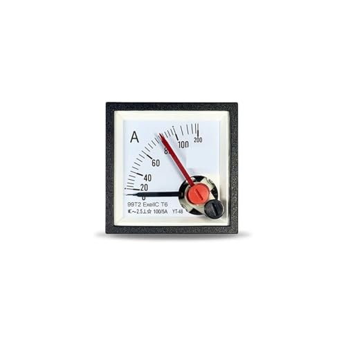 YT48 Doppelnadel Wechselstrommessgerät Überlast Acp48exeiic T6 200/5 30/100/a/ 1St(AC 75-5A 150A) von AIDUFUOD