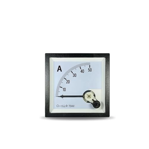 Yt72 DC Amperemeter 1A 5A 10A 20a 75mV 30A 50A 75A 100A Umsteller Instrument Dh72 Cp72 1Pcs(DC15A 75mv) von AIDUFUOD