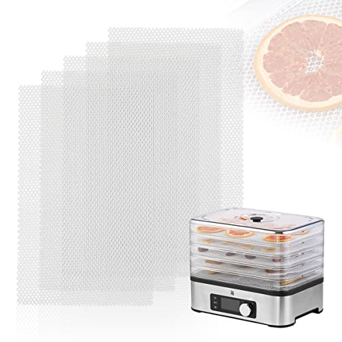 Aieve 5er Dörrfolie für Dörrautomat kompatibel mit WMF KÜCHENminis Dörrgerät Antihaft Silikon Dehydrator Blätter für Obsttrockner, BPA-Frei von AIEVE