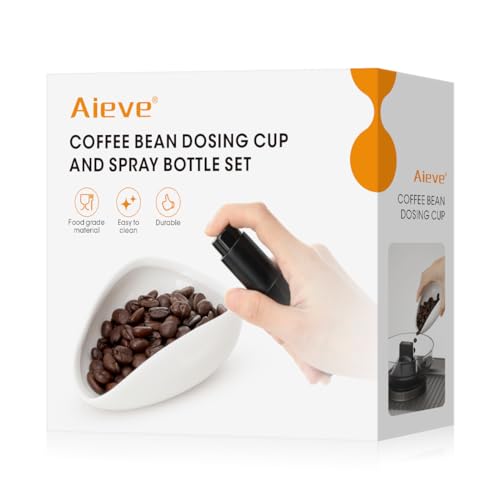 AIEVE Kaffee Dosierbecher und Sprühflasche Set, Espresso Zubehör Kaffee Zubehör für Kaffeebar von AIEVE