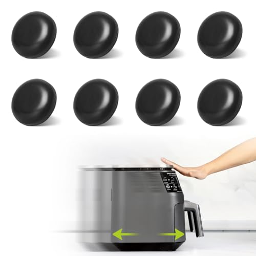 Aieve 8 STK.Gleiter Für Küchengeräte Unsichtbares Selbstklebend kompatibel mit Thermomix, Kaffeevollautomaten Heißluftfritteuse, Küchen Zubehöre, Für Küchenmaschinen leicht zu verschieben (Schwarz) Aieve 8 STK.Gleiter Für Küchengeräte Unsichtbares Selbstklebend kompatibel mit Thermomix, Kaffeevollautomaten Heißluftfritteuse, Küchen Zubehöre, Für Küchenmaschinen leicht zu verschieben (Schwarz) von AIEVE