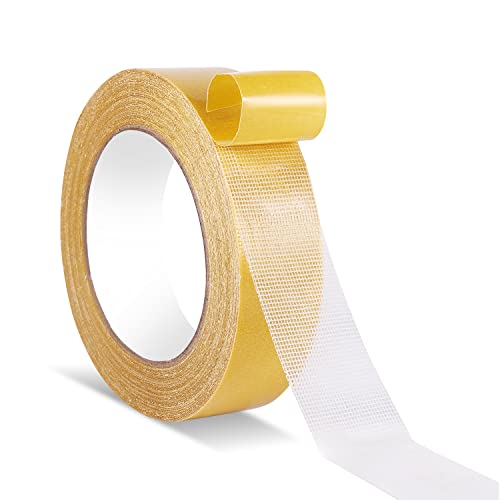 1 Rolle Doppelseitiges Klebeband Strapazierfähig, 2,9cm x 30m Doppelseitiges Klebeband Extra Stark Klebeband Ablösbar Adhesive Tape Double Sided für Wände von AIEX