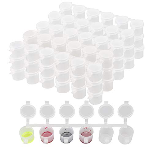 AIEX 5 Streifen 30 Töpfe Leere Farbstreifen Farbtöpfe 10ml/0.35oz Mini Farbtopf Pod Streifen Durchsichtige Kunststoff-Aufbewahrungsbehälter Für Kunstfestivals Malklassen Und Familienaktivitäten AIEX 5 Streifen 30 Töpfe Leere Farbstreifen Farbtöpfe 10ml/0.35oz Mini Farbtopf Pod Streifen Durchsichtige Kunststoff-Aufbewahrungsbehälter Für Kunstfestivals Malklassen Und Familienaktivitäten von AIEX